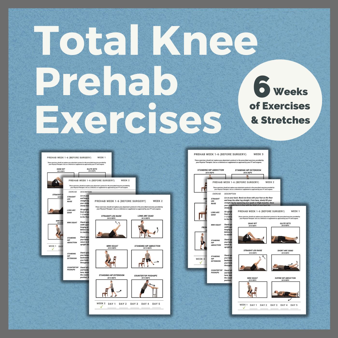 Total Knee Prehab Exercises